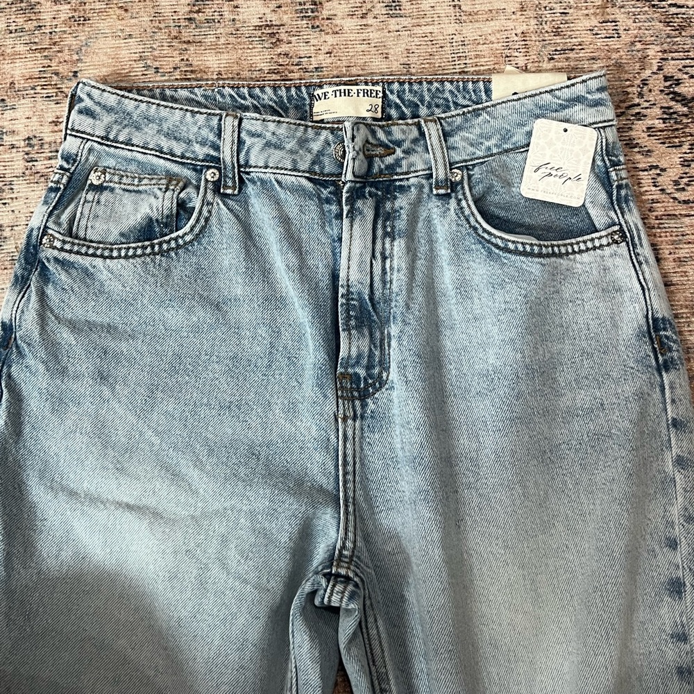 💫 We The Free jeans hi rise slim fit straight leg - Picture 5 of 9